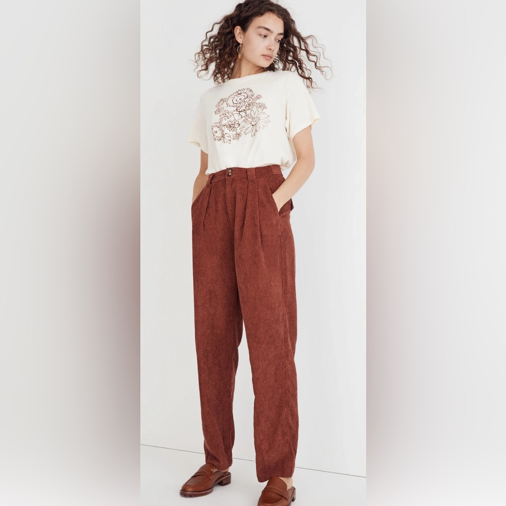 Madewell Corduroy High-Waist Pants